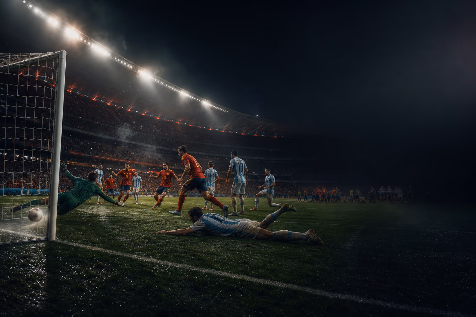 Spain suffocate Argentina to win the World Cup, and the final ends in a brawl